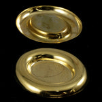 25mm x 30mm Gold Oval Cab Setting-General Bead