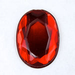 13mm x 18mm Faceted Ruby Oval Cabochon-General Bead
