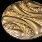 48mm Brass Paisley Circle #2286-General Bead