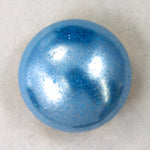 18mm Baby Blue Dome Stud-General Bead