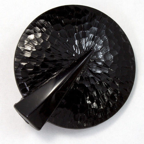 30mm Black Deco Disc-General Bead