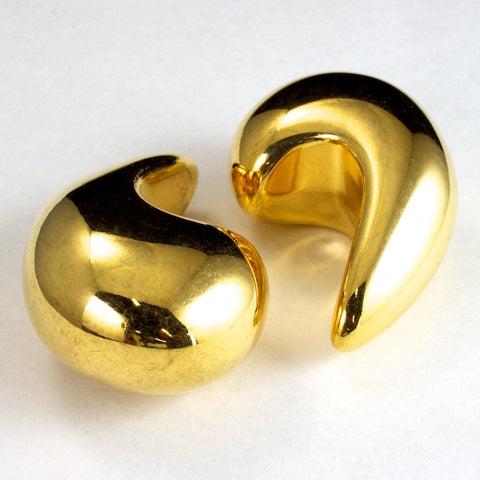 40mm Gold Comma-General Bead