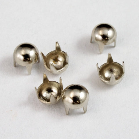 4mm Silver Dome Stud-General Bead