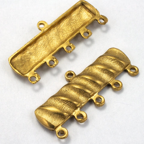 32mm Brass Five Loop Connector-General Bead