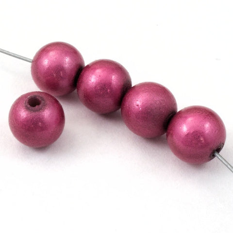 8mm Dark Pink Wonder Bead-General Bead