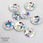 4mm Spot Silver Cupped Sequin-General Bead
