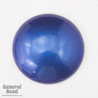 23mm Metallic Dark Blue Cabochon-General Bead