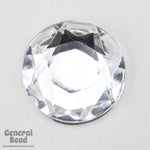 15mm Crystal Faceted Round Cabochon-General Bead