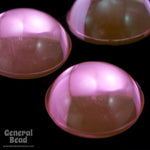 9mm Pink Round Cabochon-General Bead