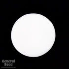 27mm Opaque White Circle Blank-General Bead