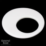 52mm Opaque White Hoop Blank-General Bead