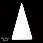 35mm x 65mm White Triangle Blank (2 Pcs) #4035-General Bead