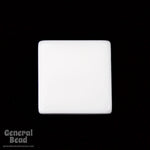 20mm White Square Blank-General Bead