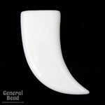 20mm x 40mm White Claw-General Bead