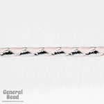 36" Pink/Metallic Silver Bolo Cord #4059