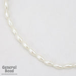 6mm White Luster Rice Pearls (250 Pcs) #4291-General Bead