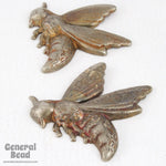 30mm Antique Silver Flying Wasp #4729-General Bead