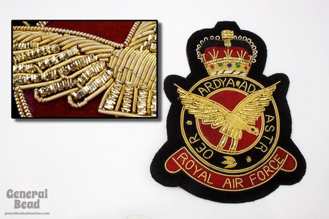 90mm Royal Air Force Patch-General Bead