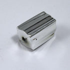 16mm Silver Plated Lucite Rectangle Twist Bead-General Bead