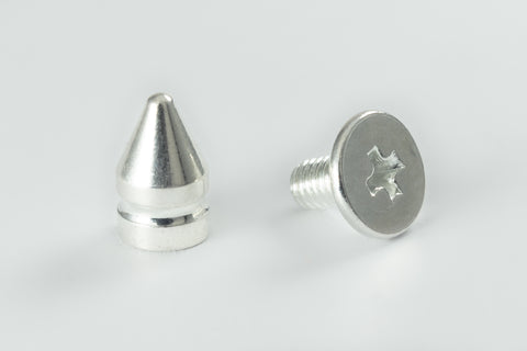 7.9mm Silver Spike with Screw #SPIKE1