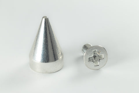 15mm Silver Spike with Screw #SPIKE7
