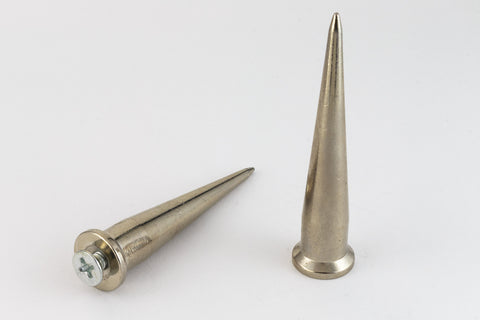55mm Silver Spike with Screw #SPIKE4-General Bead