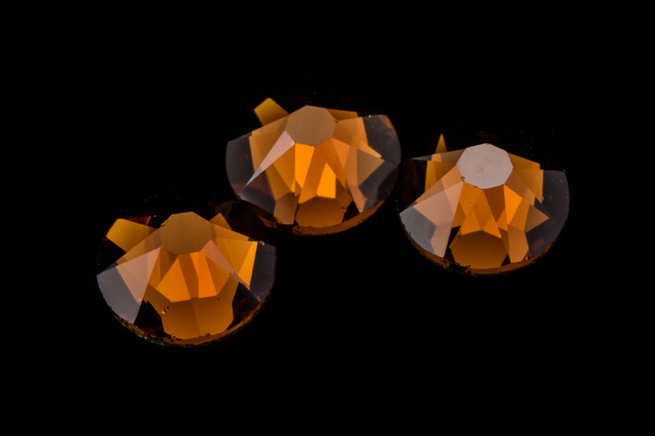 Swarovski 2058/2088 Mocca Flat Back Rhinestone (5ss, 9ss, 12ss