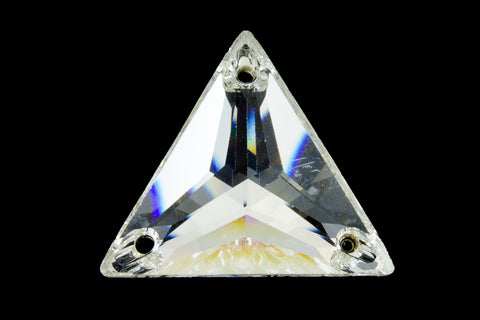 Swarovski 3270 22mm Crystal Faceted Triangle Sew-On-General Bead
