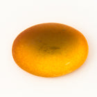 18mm x 25mm Frosted Light Orange Oval Cabochon #UP499-General Bead