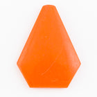 36mm Orange Shield (2 Pcs) #UP522-General Bead