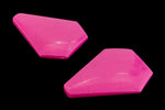 36mm Pink Shield (2 Pcs) #UP524-General Bead