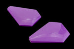 36mm Purple Shield (2 Pcs) #UP525-General Bead