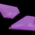 36mm Purple Shield with Loop (2 Pcs) #UP525a-General Bead