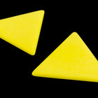 35mm Matte Opaque Yellow Triangle Blank (2 Pcs) #UP528-General Bead
