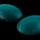 18mm x 25mm Frosted Emerald Oval Cabochon #UP709-General Bead
