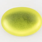 18mm x 25mm Frosted Lemon Oval Cabochon #UP722-General Bead