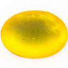 18mm x 25mm Funky Foil Yellow Oval Cabochon #UP725-General Bead