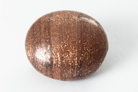 Vintage 10mm x 12mm Sparkle Copper Oval Cabochon #XS172-G