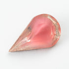 Vintage 8mm x 13mm Pink Givre Teardrop Fancy Stone #XS174-B