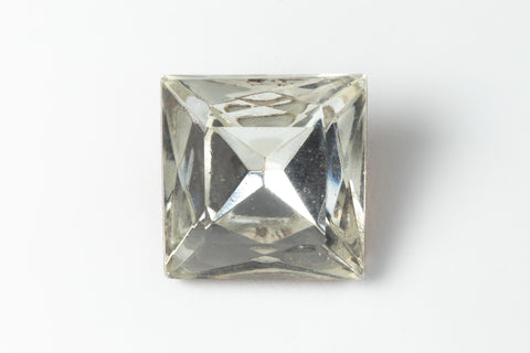 Vintage 12mm Crystal Square Point Back Fancy Stone #XS175-D
