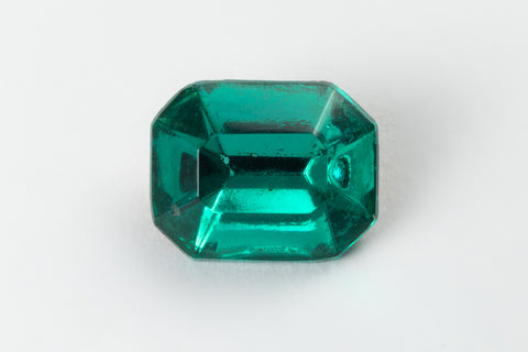 Vintage 8mm x 10mm Emerald Octagon Fancy Stone #XS176-A