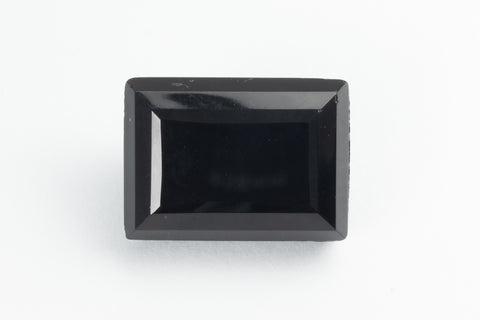 Vintage 13mm x 18mm Black Rectangle Cabochon #XS178-F