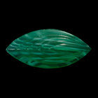 Vintage 7mm x 15mm Green Art Deco Navette Point Back #XS184-A-2