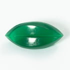 Vintage 7mm x 15mm Opal Green Leaf Point Back #XS184-B