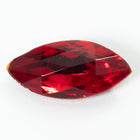 Vintage 7mm x 15mm Ruby Faceted Navette Point Back #XS184-H