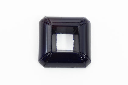 Vintage 22mm Red/Blue Ombre Open Square Cabochon #XS2-H