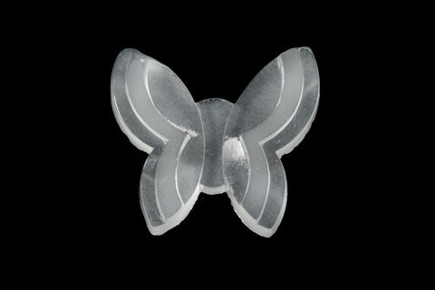 Vintage 18mm x 21mm Matte Crystal Butterfly Cabochon #XS58-E