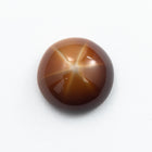 Vintage 11mm Brown Round Cabochon with Faux Asterism #XS93-D