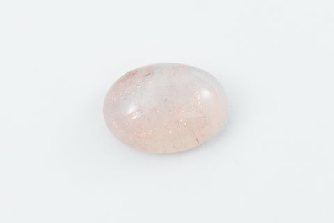 Vintage 6mm x 8mm Rose Gold/Opal Light Pink Oval Cabochon #XS98-D