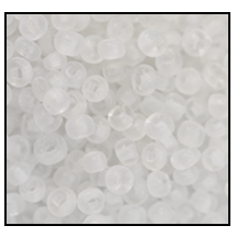 05051- White Satin Czech Seed Beads